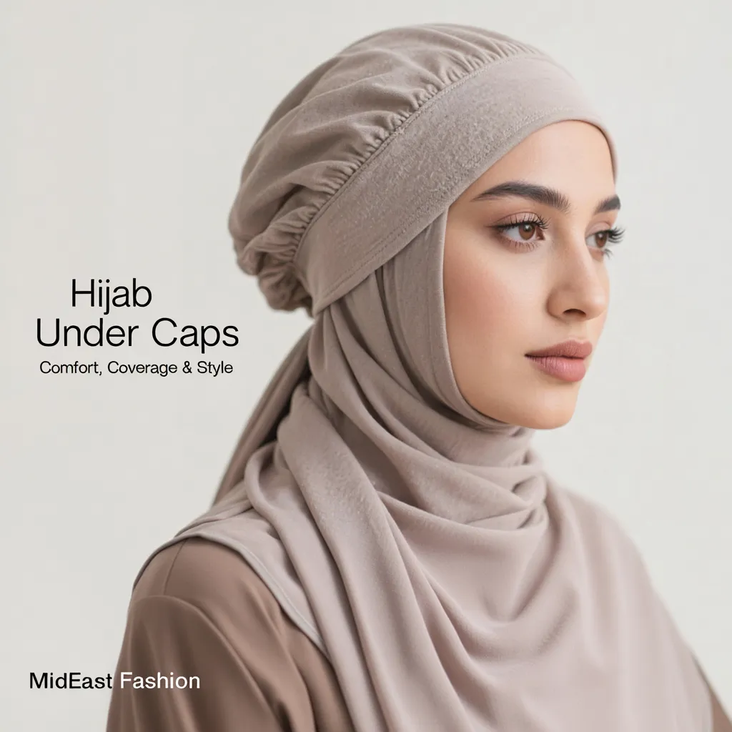 Under Hijab Cap – Breathable, Non-Slip Comfort