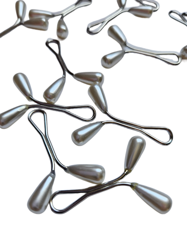 Hijab Pin - Pack of 6(White Only)