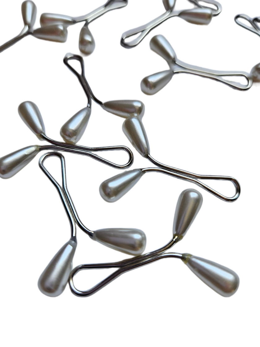 Hijab Pin - Pack of 6(White Only)