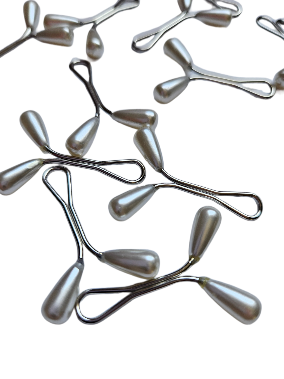 Clip Hijab Pins - Pack of 12 White
