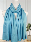 Premium Jersey Hijab – Blue