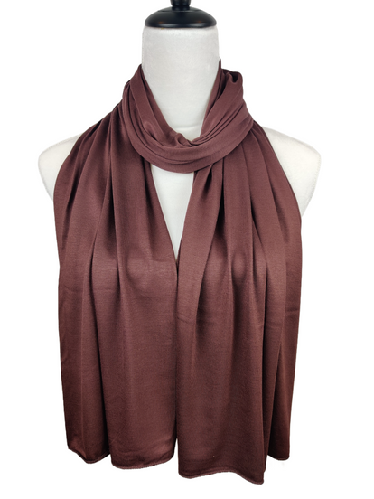 Premium Jersey Hijab – Coffee