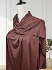 Premium Jersey Hijab – Coffee