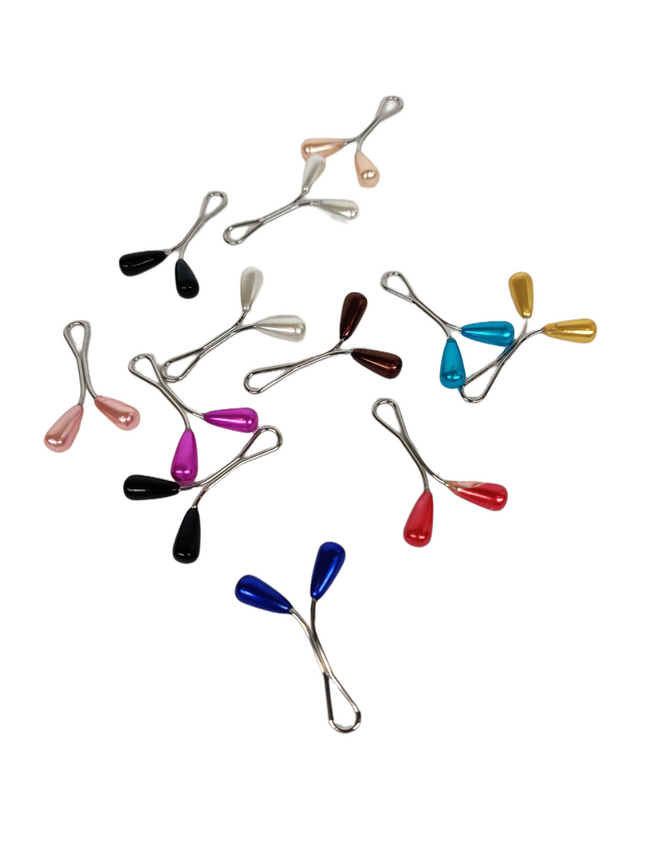 Clip Hijab Pins - Pack of 12 Multi