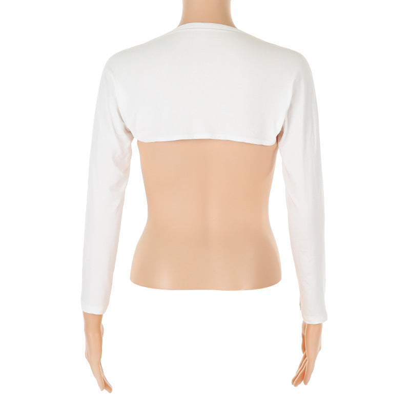 Shawl Arm Sleeve - White