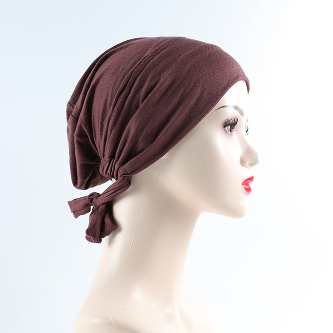 Elastic Adjustable Bonnet Undercap – Magenta