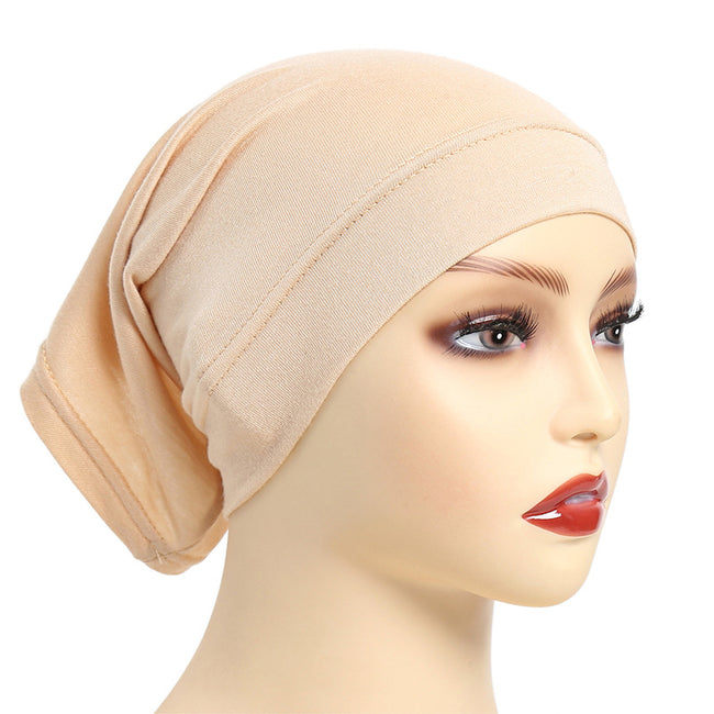 Plain Tube Under Cap - Pearl Pink