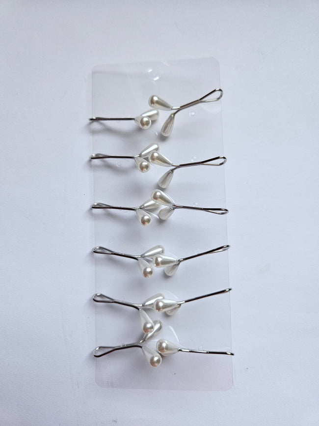 Clip Hijab Pins - Pack of 12 White