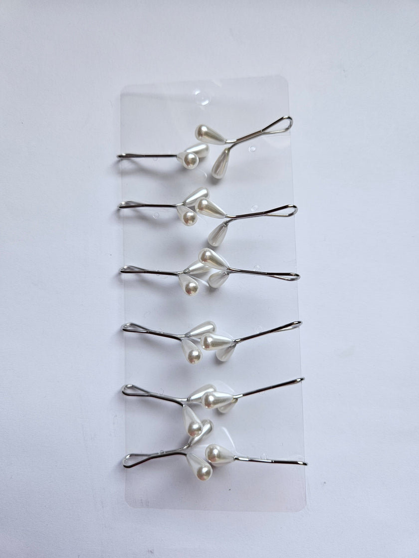 Clip Hijab Pins - Pack of 12 White