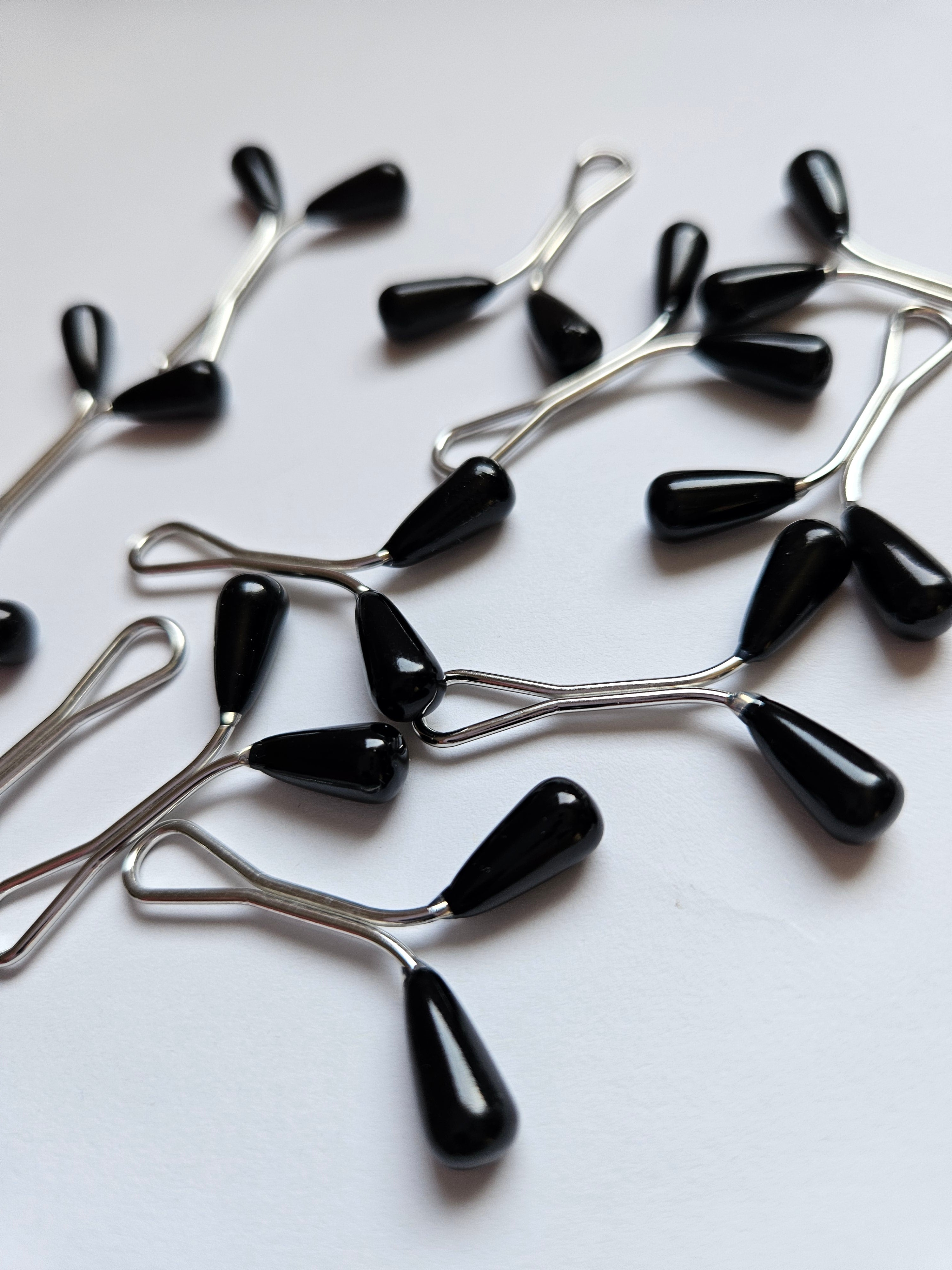 Clip Hijab Pins - Pack of 12 Black