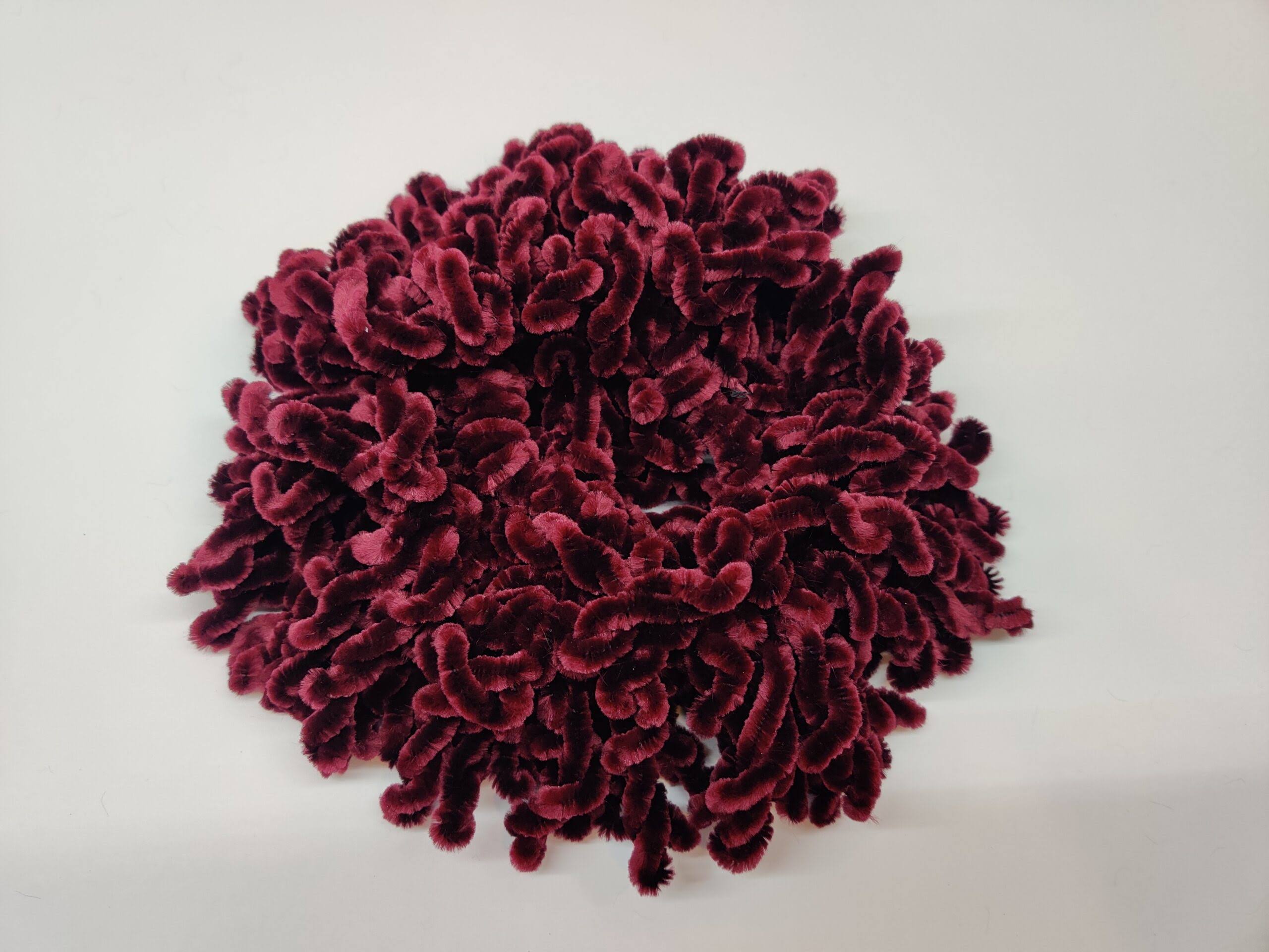 Velvet Volumizing Scrunchies - Maroon