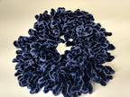 Velvet Volumizing Scrunchies - Navy Blue