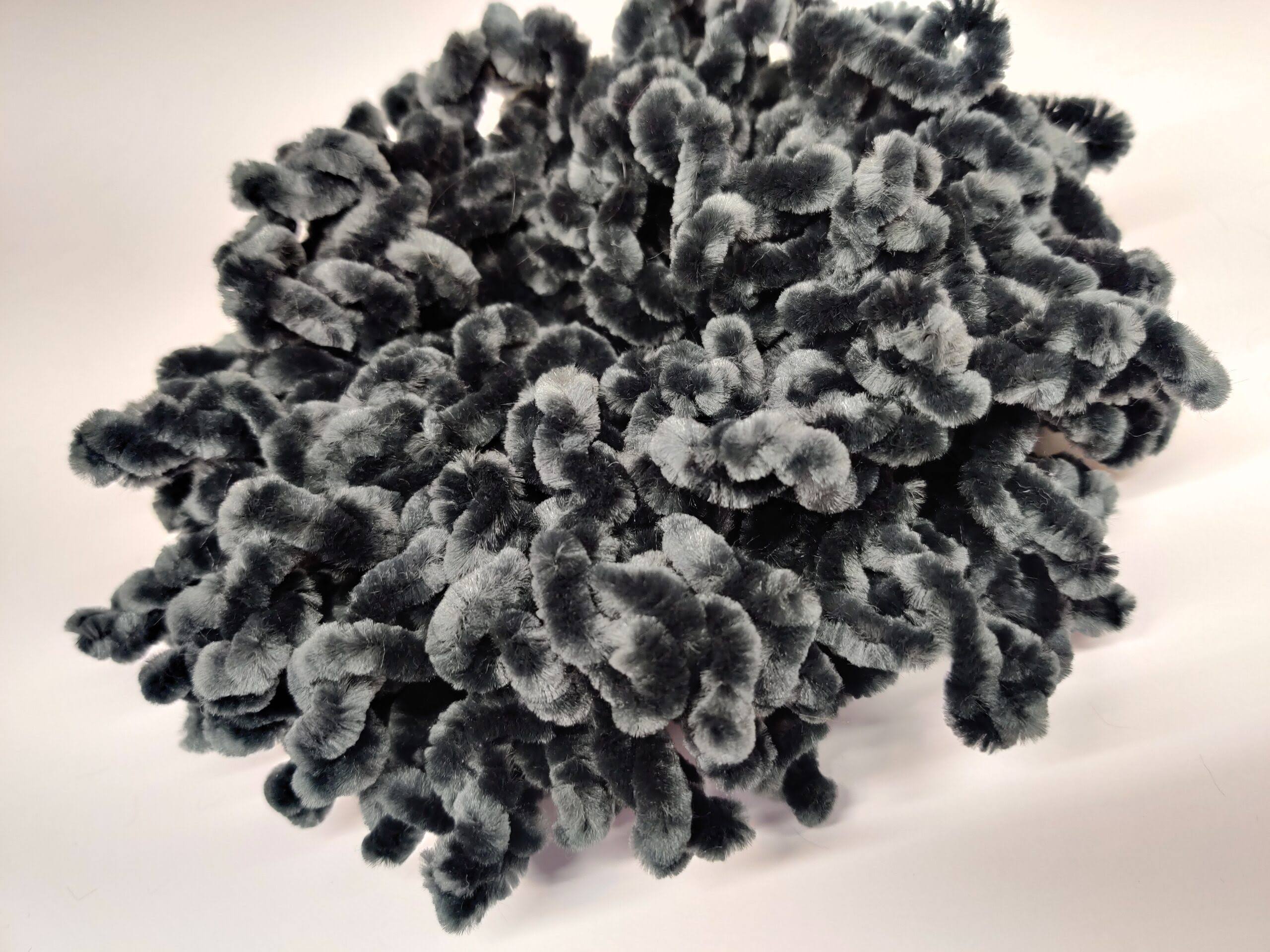 Velvet Volumizing Scrunchies - Gray