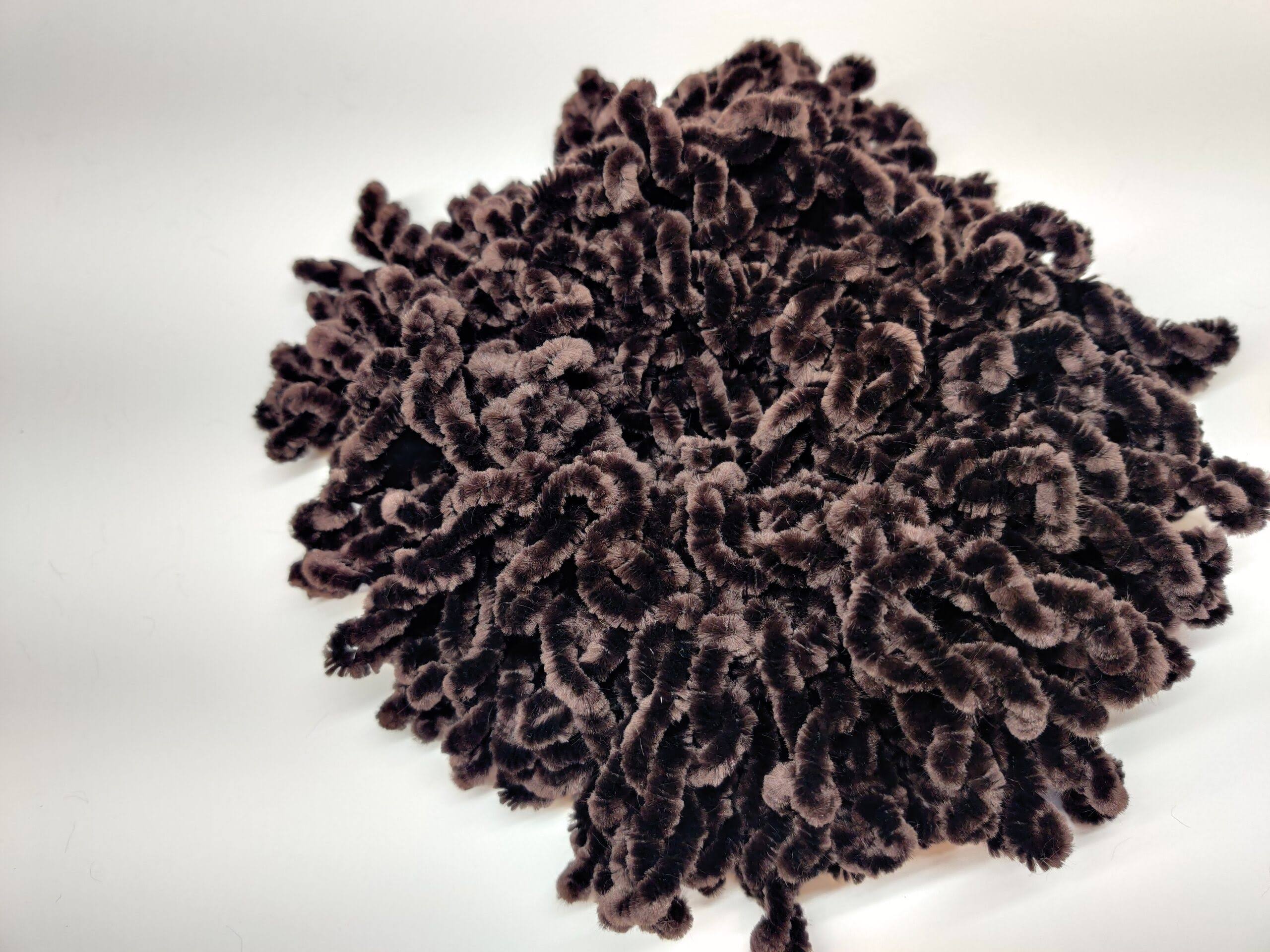 Velvet Volumizing Scrunchies - Dark Brown