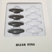 Hijab Pin - Pack of 8 - Black & White