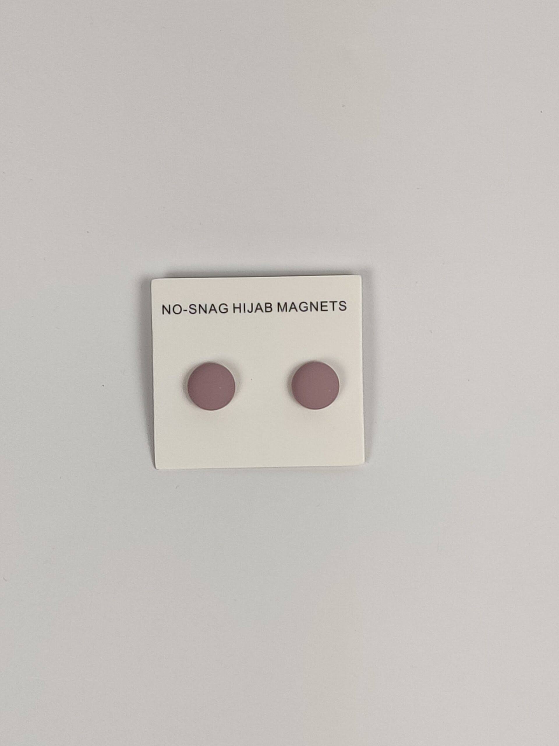 Plain Hijab Magnet - Mat Finish - Mauve Pink