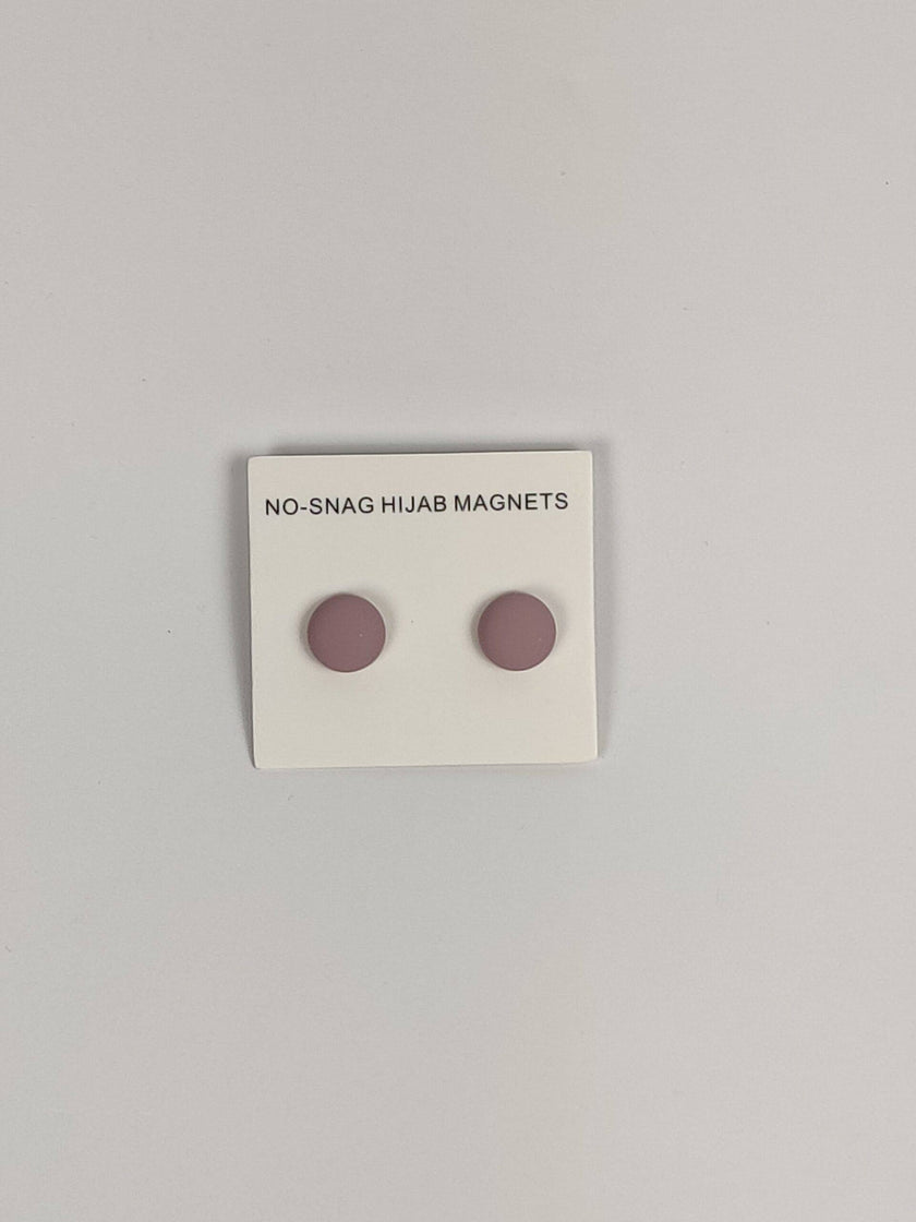 Plain Hijab Magnet - Mat Finish - Mauve Pink