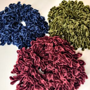 Velvet Volumizing Scrunchie – Elegant & Lush Hair