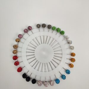 Vintage Rhinestone Ball Pin – Sparkle & Timeless Style